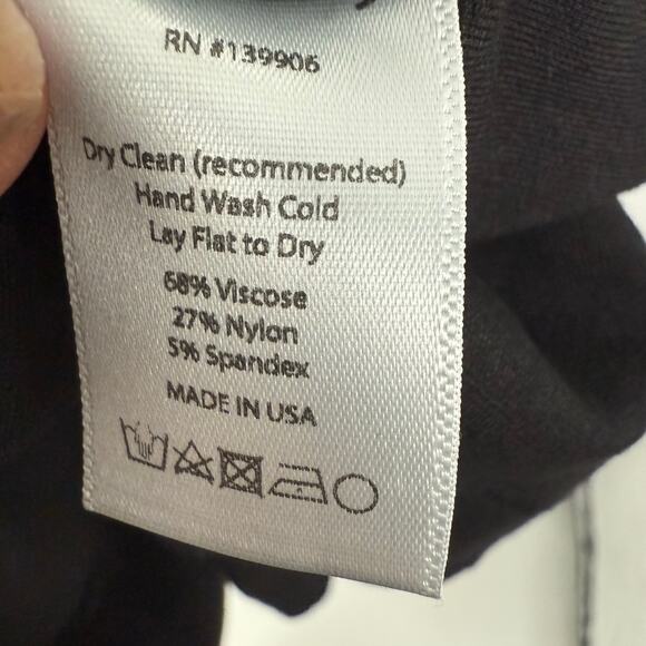 Elegant Black Wide Leg Pointe Pants size 3 S/M - Picture 7 of 8